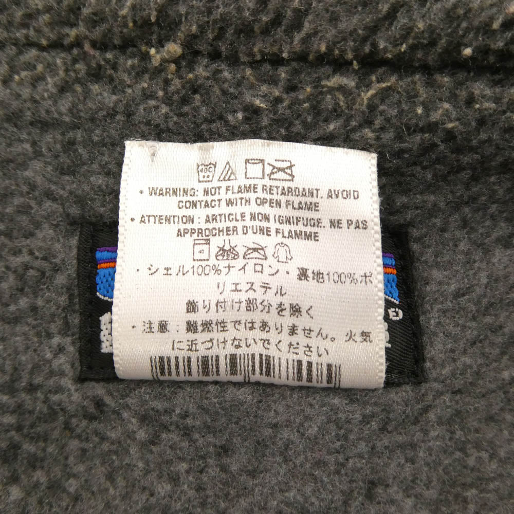 patagonia パタゴニア 28132FA Shelled Synchilla Jacket シェルド シンチラ ジャケット 裏フリース ブラック系 S【中古】
