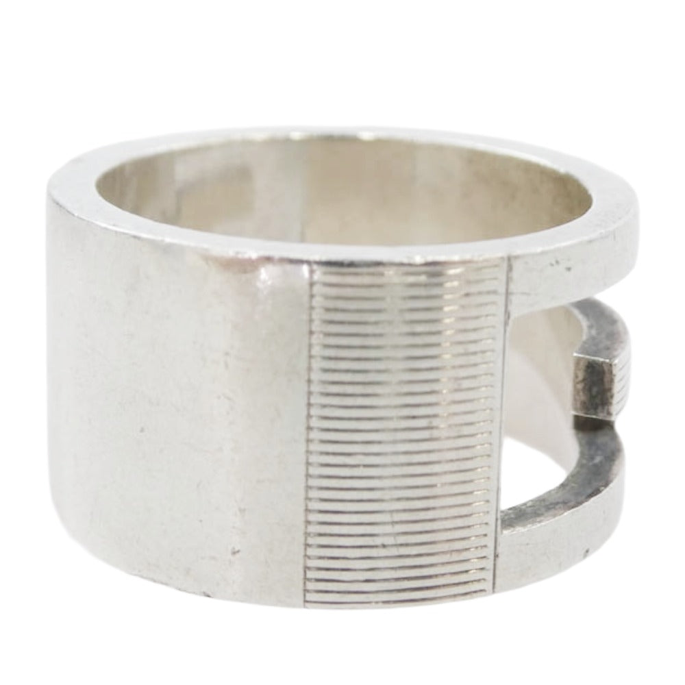 GUCCI グッチ カットアウト Gロゴ リング SV925 シルバー系 14.5号【中古】