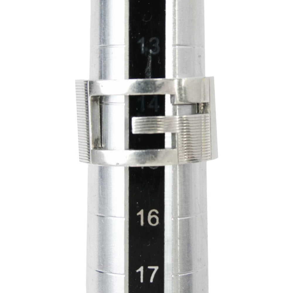 GUCCI グッチ カットアウト Gロゴ リング SV925 シルバー系 14.5号【中古】