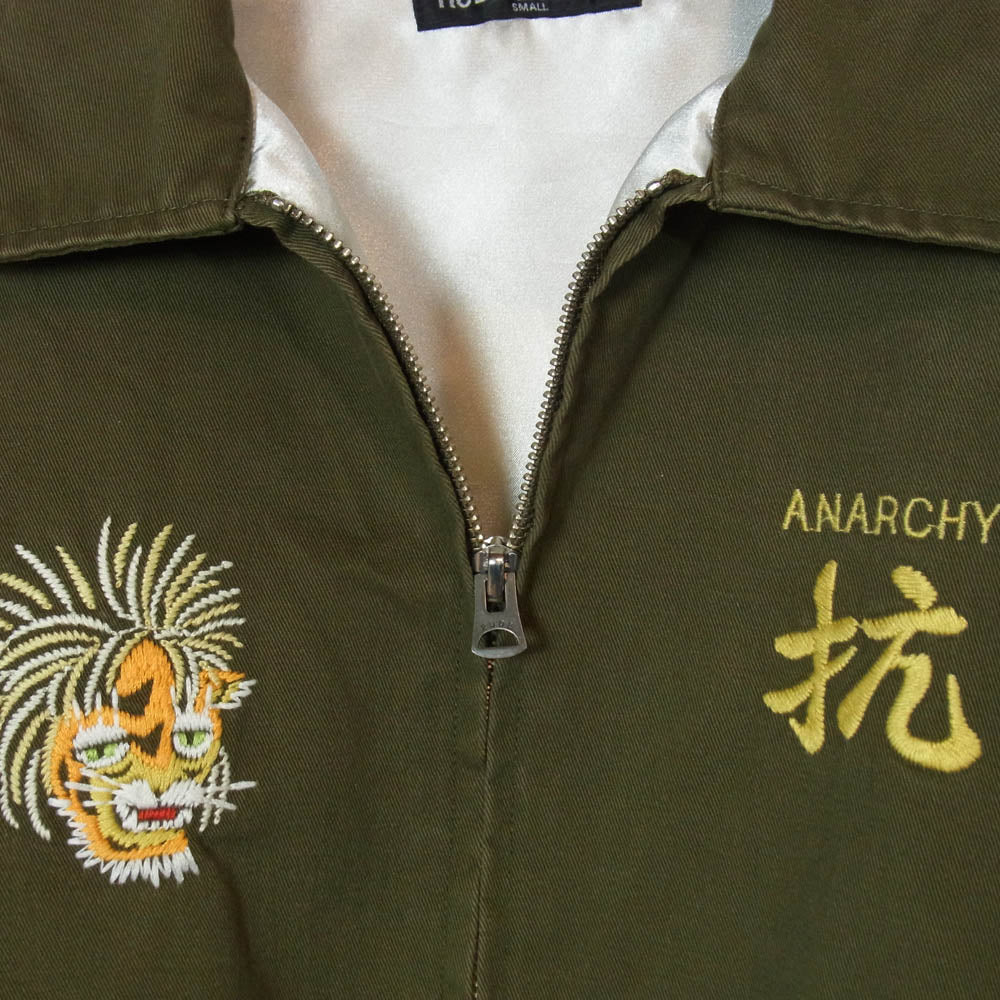 RUDE GALLERY ルードギャラリー × 亜無亜危異 アナーキー Collaboration Jacket ジャケット カーキ系 S【中古】