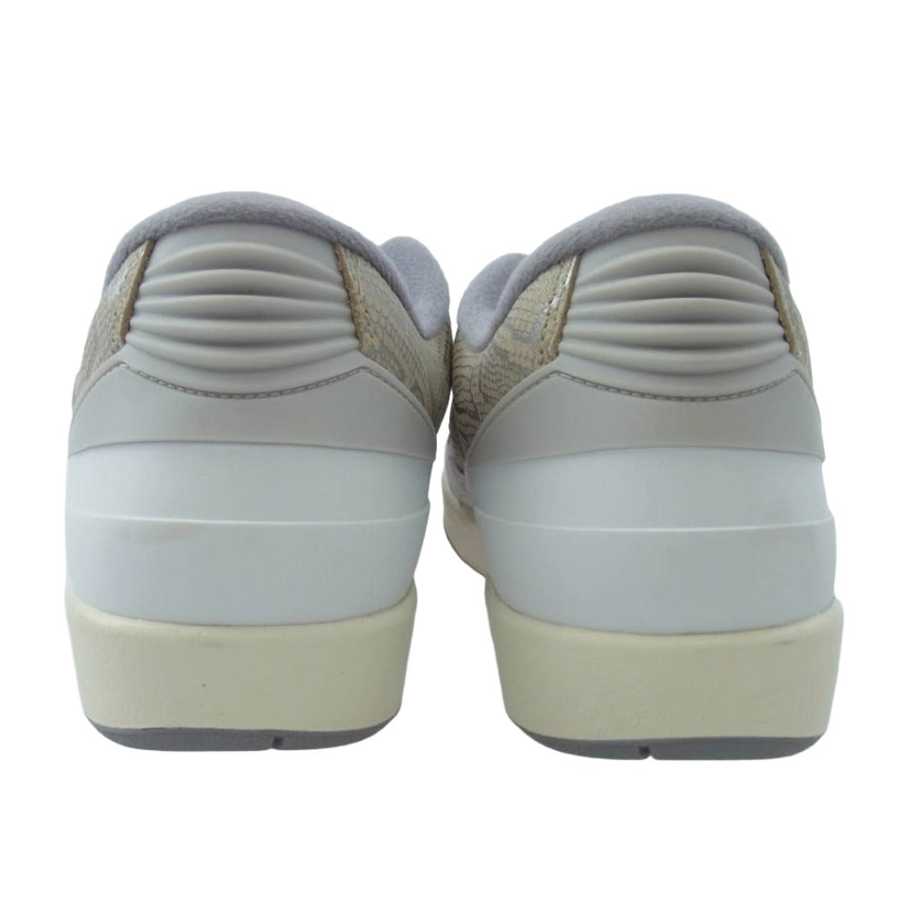 NIKE ナイキ DV9956-100 AIR JORDAN 2 LOW 'PYTHON' エアジョーダン2 スニーカー ホワイト系 28cm【中古】