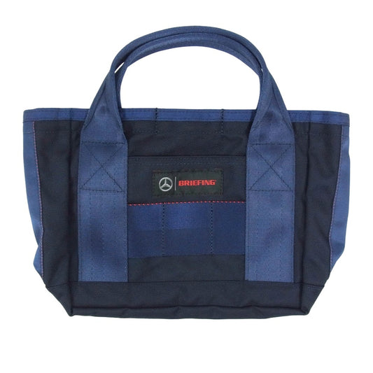 BRIEFING ブリーフィング B91302471 Mercedes-Benz BUCKET S メルセデス・ベンツ コレクション バリスティックナイロン スモール トートバッグ ネイビー系【美品】【中古】