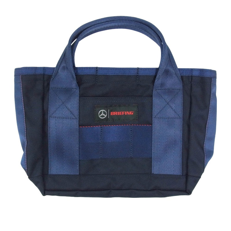 BRIEFING ブリーフィング B91302471 Mercedes-Benz BUCKET S メルセデス・ベンツ コレクション バリスティックナイロン スモール トートバッグ ネイビー系【美品】【中古】