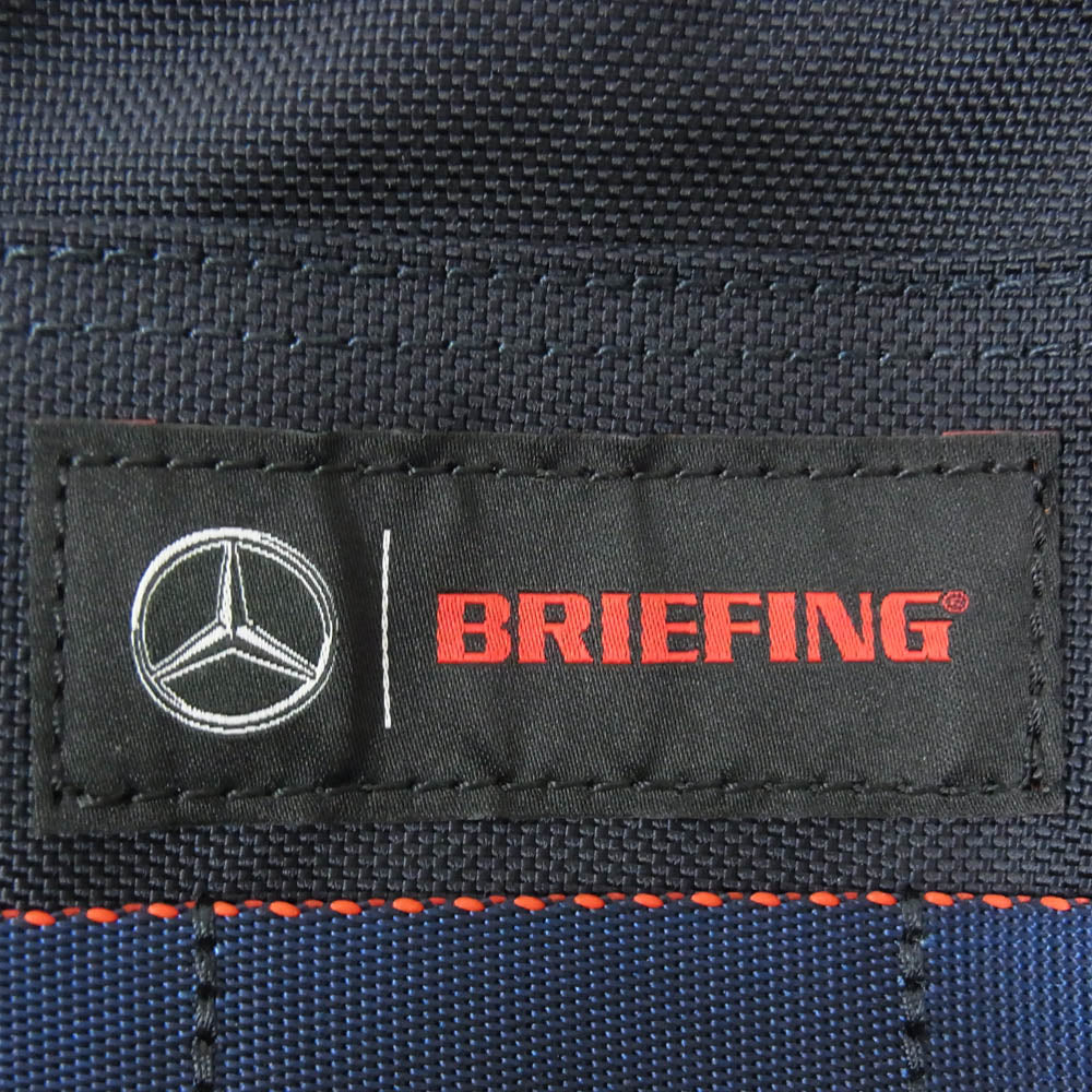 BRIEFING ブリーフィング B91302471 Mercedes-Benz BUCKET S メルセデス・ベンツ コレクション バリスティックナイロン スモール トートバッグ ネイビー系【美品】【中古】