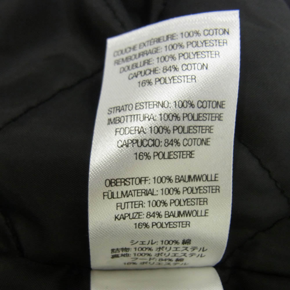 Supreme シュプリーム 25SS Quilted Lined Hooded Flannel Shirt キルティングライナー フーデッド フランネルシャツ ブルー系 ブラック系 L【中古】