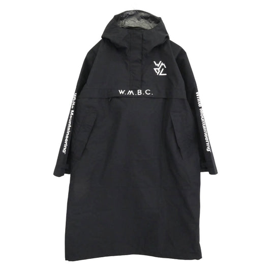 WHITE MOUNTAINEERING ホワイトマウンテニアリング W.M.B.C. パッカブル フーデッド ジャケット モッズコート ブラック系 FREE【中古】