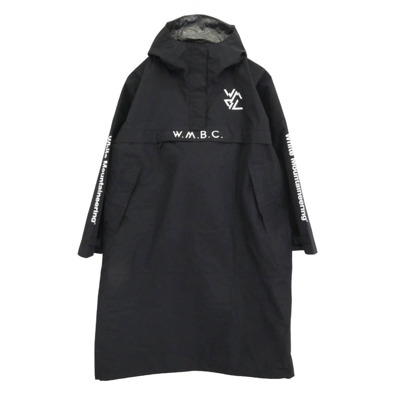 WHITE MOUNTAINEERING ホワイトマウンテニアリング W.M.B.C. パッカブル フーデッド ジャケット モッズコート ブラック系 FREE【中古】