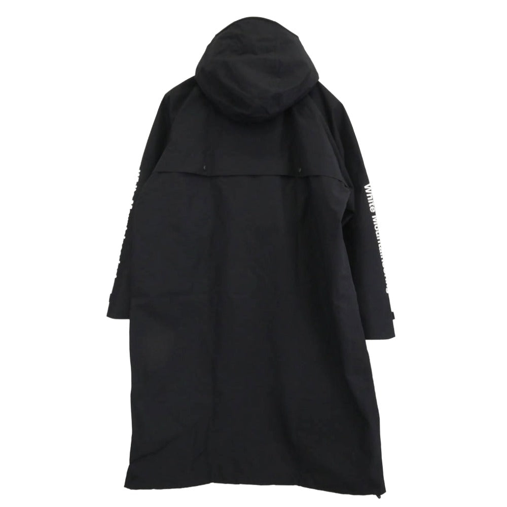 WHITE MOUNTAINEERING ホワイトマウンテニアリング W.M.B.C. パッカブル フーデッド ジャケット モッズコート ブラック系 FREE【中古】
