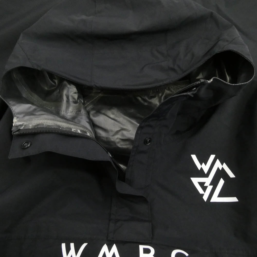 WHITE MOUNTAINEERING ホワイトマウンテニアリング W.M.B.C. パッカブル フーデッド ジャケット モッズコート ブラック系 FREE【中古】