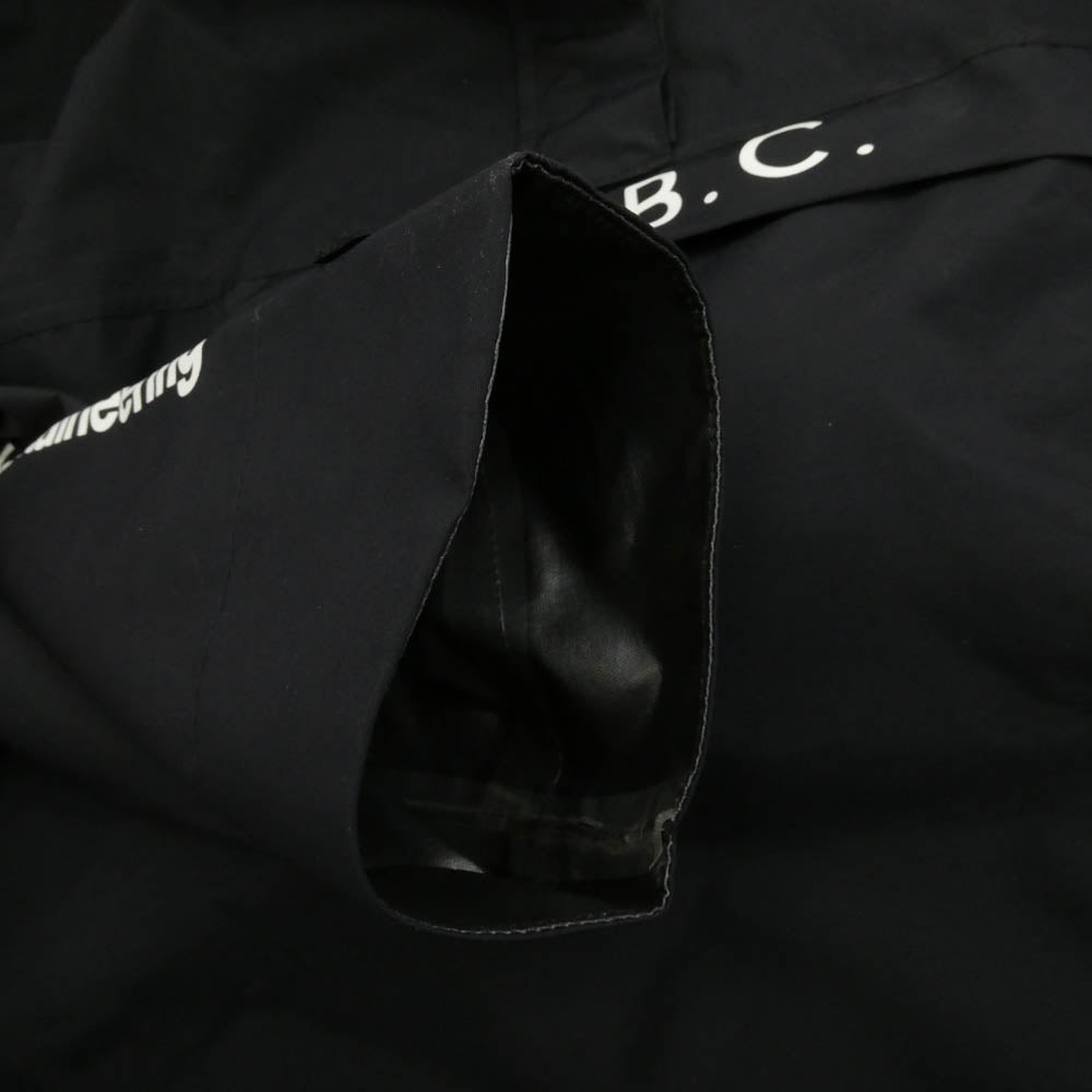 WHITE MOUNTAINEERING ホワイトマウンテニアリング W.M.B.C. パッカブル フーデッド ジャケット モッズコート ブラック系 FREE【中古】