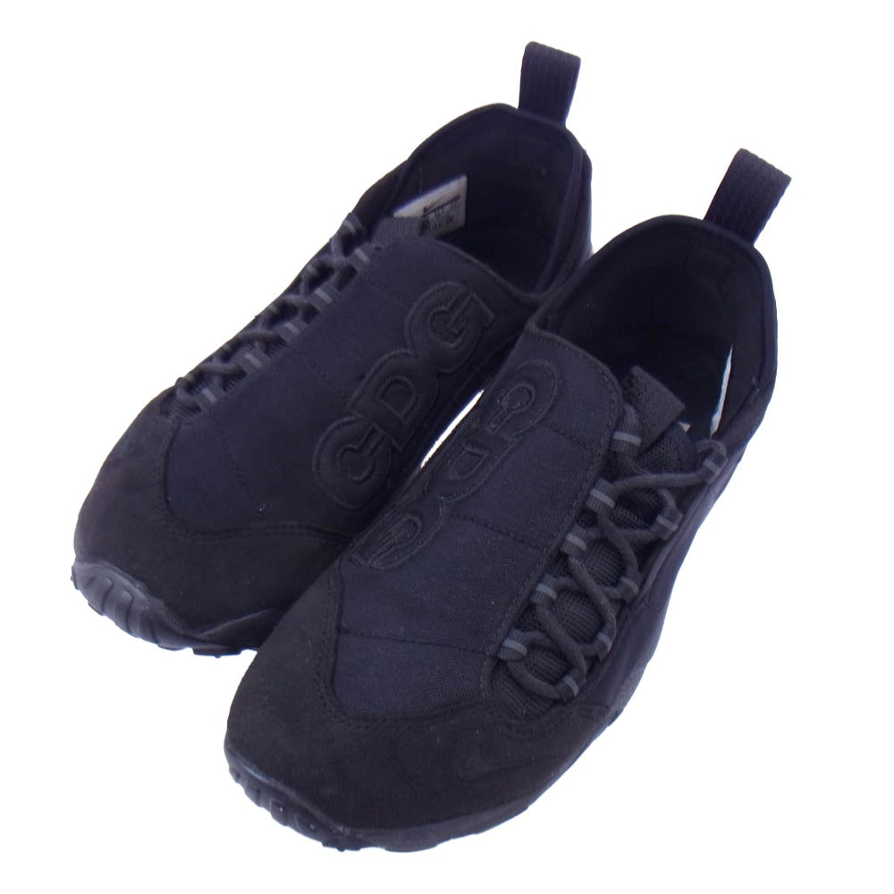NIKE ナイキ BV0075-001 BLACK COMME DES GARCONS ブラックコムデギャルソン Air Footscape NM エアフットスケープ ローカット スニーカー ブラック系 24cm【中古】