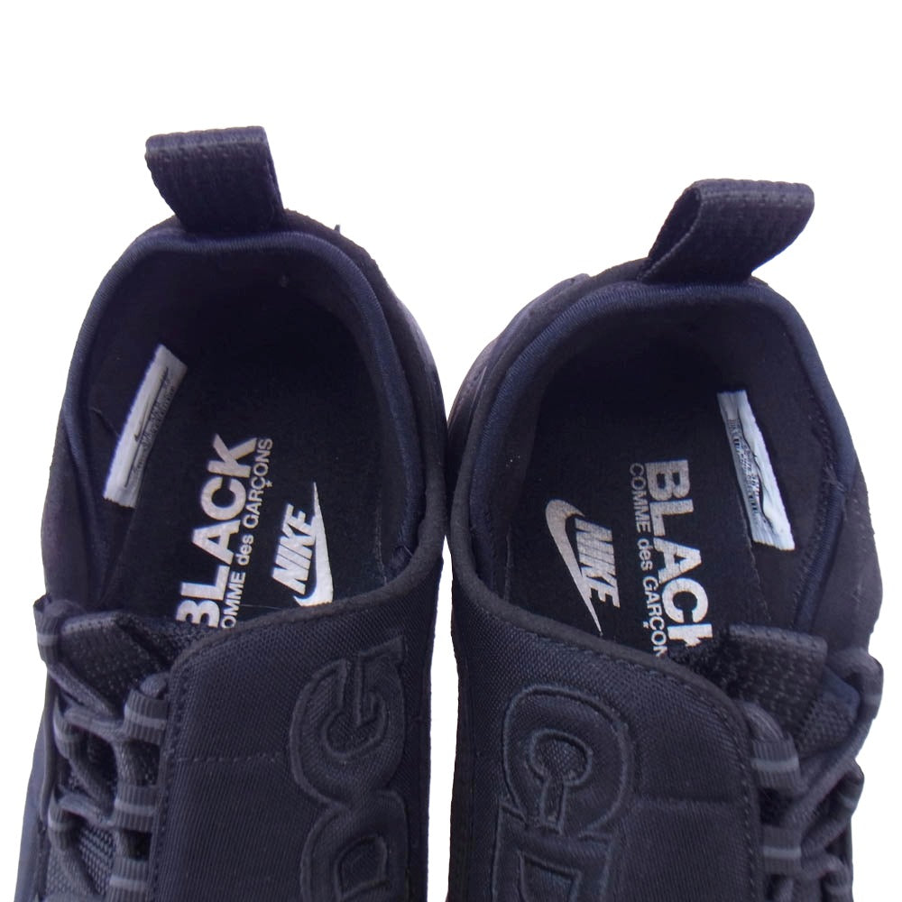 NIKE ナイキ BV0075-001 BLACK COMME DES GARCONS ブラックコムデギャルソン Air Footscape NM エアフットスケープ ローカット スニーカー ブラック系 24cm【中古】