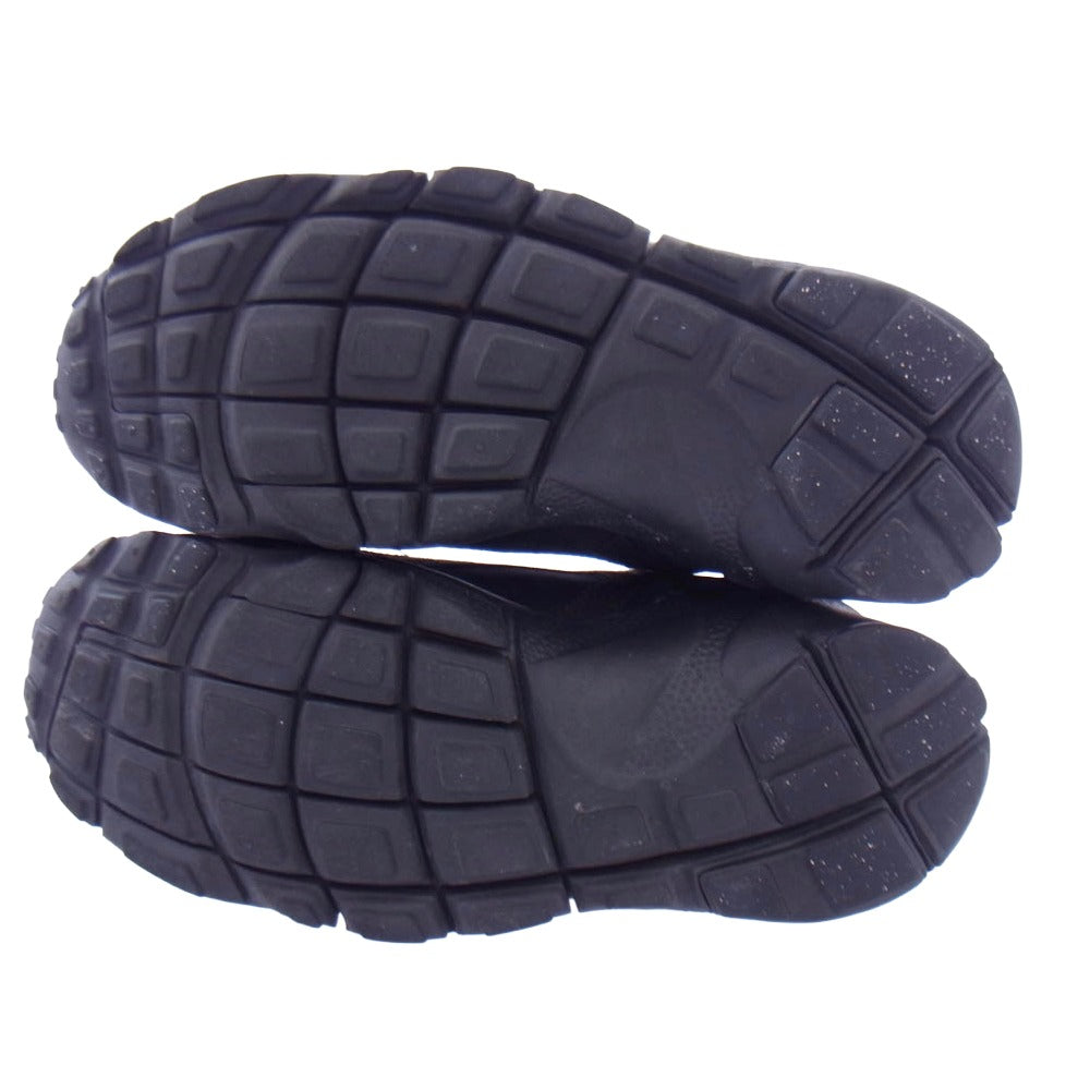 NIKE ナイキ BV0075-001 BLACK COMME DES GARCONS ブラックコムデギャルソン Air Footscape NM エアフットスケープ ローカット スニーカー ブラック系 24cm【中古】