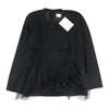 tao COMME des GARCONS タオ コムデギャルソン 25SS TO-T021-051 シアー ギャザーチュニック レイヤード 長袖 シャツ ブラック系 L【美品】【中古】