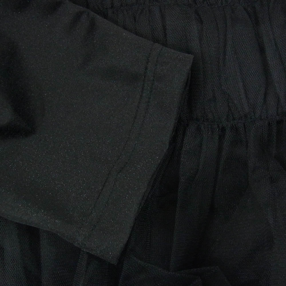 tao COMME des GARCONS タオ コムデギャルソン 25SS TO-T021-051 シアー ギャザーチュニック レイヤード 長袖 シャツ ブラック系 L【美品】【中古】