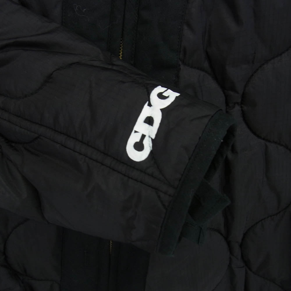 COMME des GARCONS コムデギャルソン 22AW SZ-J028 CDG ALPHA INDUSTRIES アルファ 中綿 キルティング ライナー ジャケット ブラック系 L【中古】