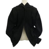 tao COMME des GARCONS タオ コムデギャルソン 24AW TN-J001-051 丸襟 変形デザイン ウールギャバジン ショート ジャケット ブラック系 M【美品】【中古】