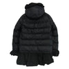 MONCLER モンクレール × SACAI サカイ SERI フリルデザイン フーデッド ダウンジャケット ブラック系【中古】