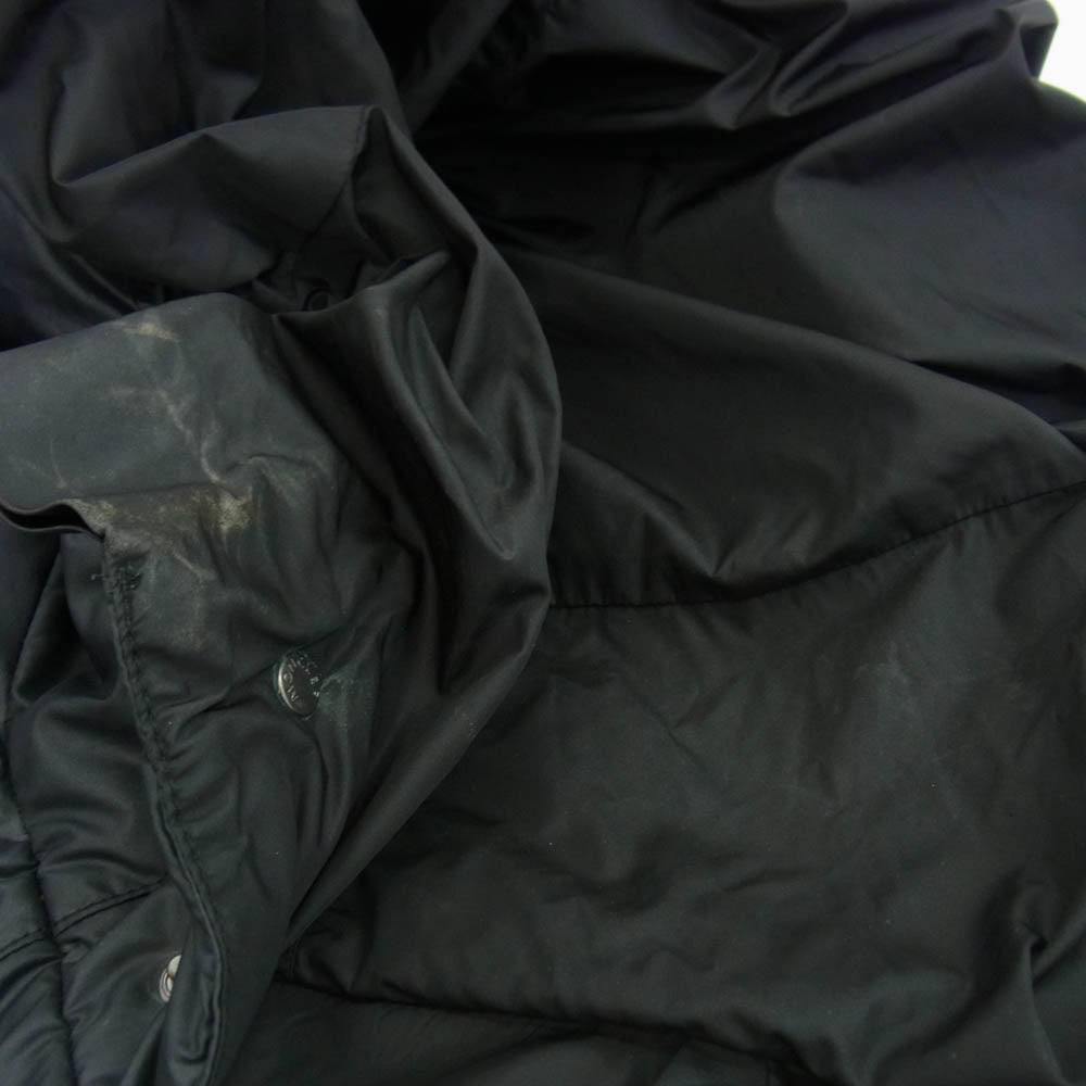 MONCLER モンクレール × SACAI サカイ SERI フリルデザイン フーデッド ダウンジャケット ブラック系【中古】