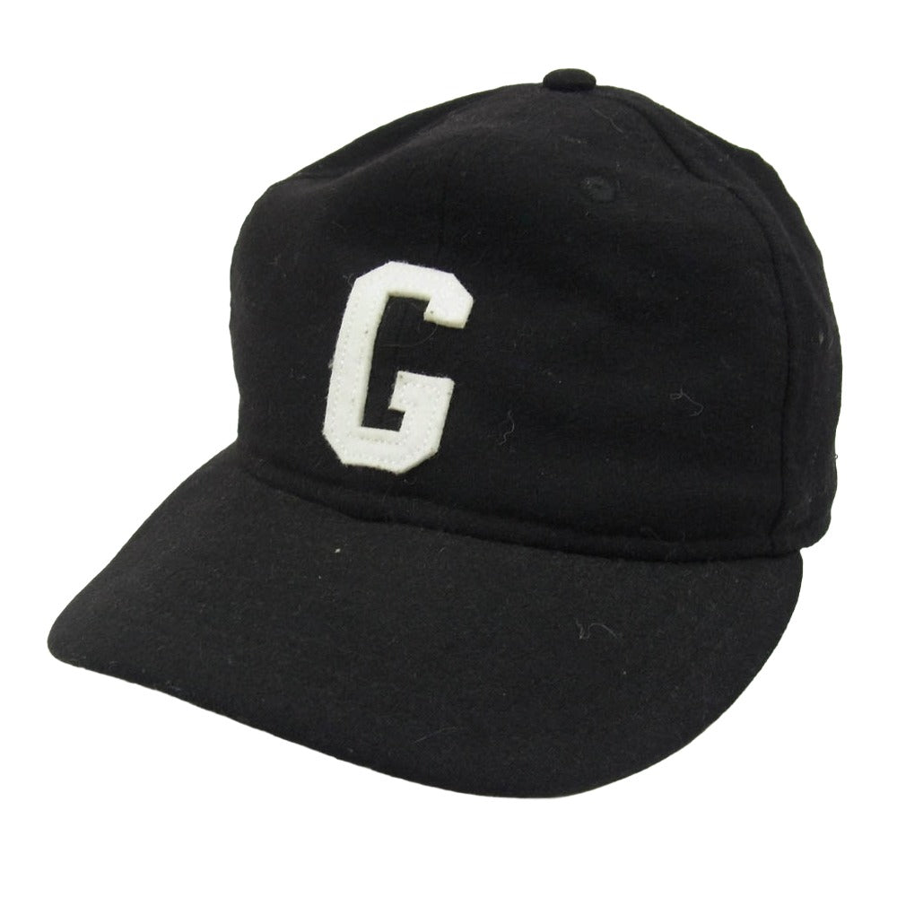 FEAR OF GOD フィアオブゴッド NEW ERA ニューエラ 7th Seventh Collection Grays Hat Gロゴワッペン ベースボール キャップ 帽子 ブラック系【中古】