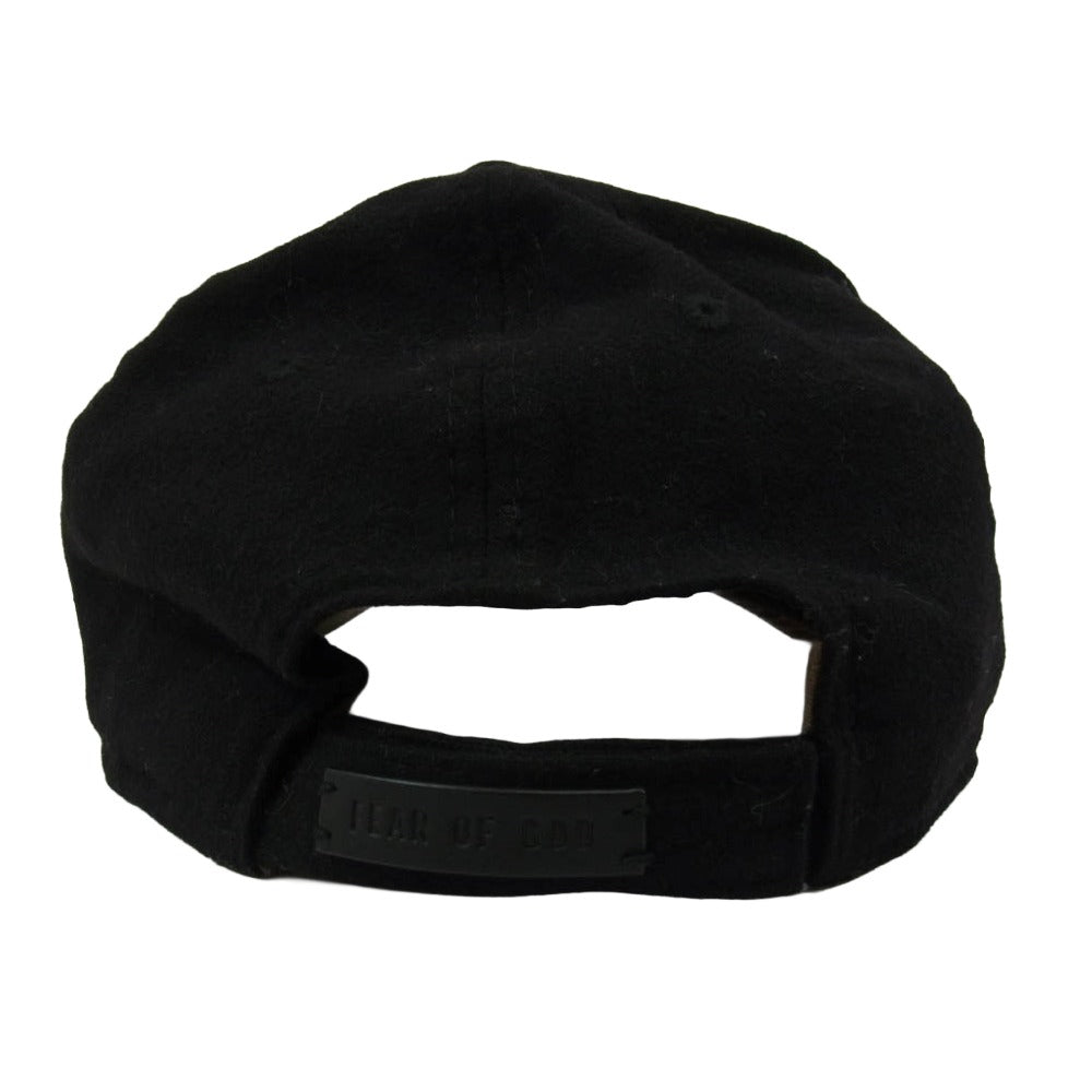 FEAR OF GOD フィアオブゴッド NEW ERA ニューエラ 7th Seventh Collection Grays Hat Gロゴワッペン ベースボール キャップ 帽子 ブラック系【中古】