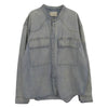 FEAR OF GOD フィアオブゴッド 6th Sixth Collection ノーカラー デニムシャツ ライトブルー系 S【中古】