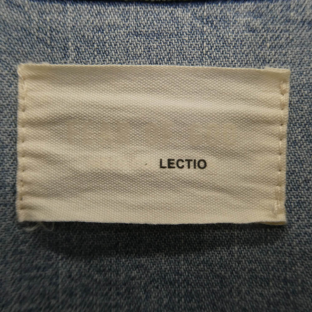 FEAR OF GOD フィアオブゴッド 6th Sixth Collection ノーカラー デニムシャツ ライトブルー系 S【中古】