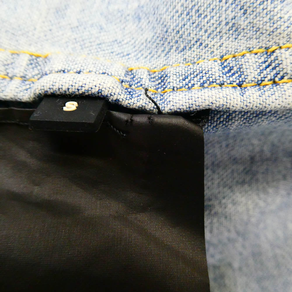 FEAR OF GOD フィアオブゴッド 6th Sixth Collection ノーカラー デニムシャツ ライトブルー系 S【中古】