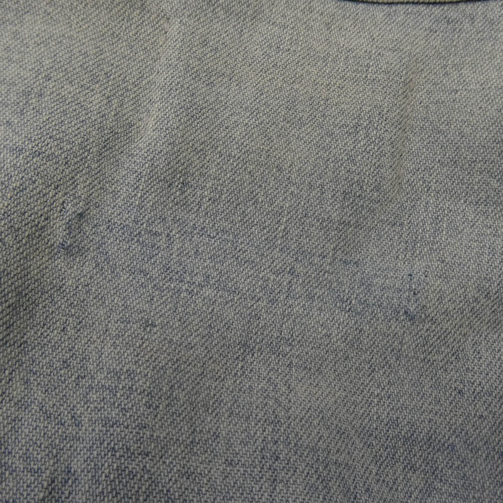 FEAR OF GOD フィアオブゴッド 6th Sixth Collection ノーカラー デニムシャツ ライトブルー系 S【中古】