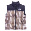 Supreme シュプリーム 13AW ND01341 × THE NORTH FACE ザノースフェイス Fur Print Nuptse Vest ダウンベスト ライトブラウン系 ブラック系 M【中古】