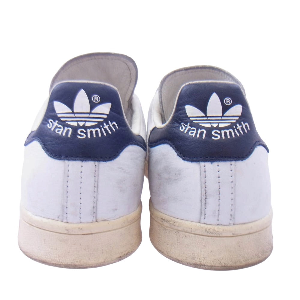 adidas アディダス AQ3192 STAN SMITH CF スタンスミス ローカット スニーカー オフホワイト系 ネイビー系 27.5cm【中古】