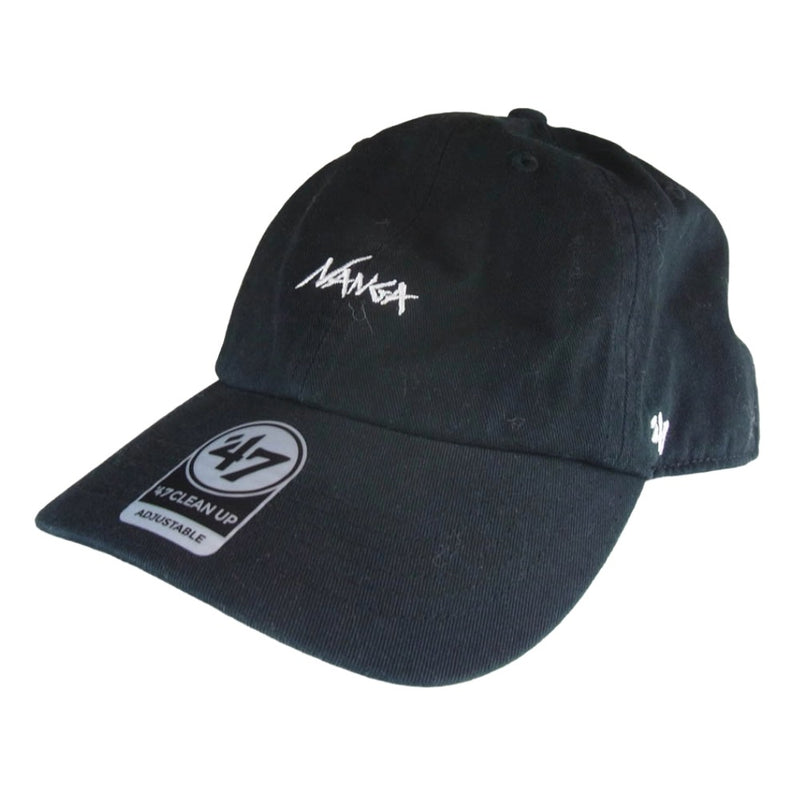 NANGA ナンガ × 47BRAND AURORA CAP リップストップ ナイロン ベースボールキャップ ブラック系【中古】