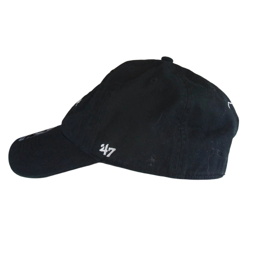 NANGA ナンガ × 47BRAND AURORA CAP リップストップ ナイロン ベースボールキャップ ブラック系【中古】