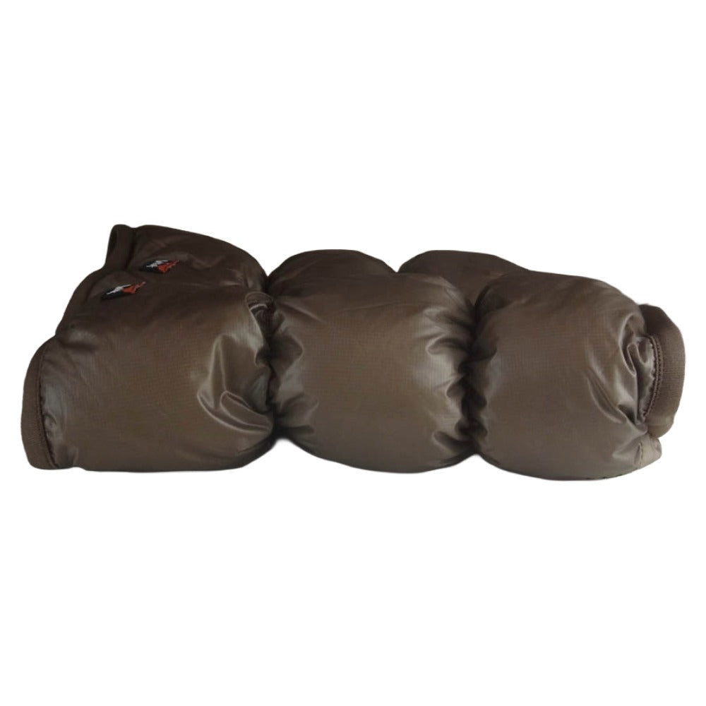 NANGA ナンガ MOUNTAIN LODGE DOWN WRIST GAITERS マウンテン ロッジ ダウン リストゲイター 手袋 ブラウン系 M【中古】