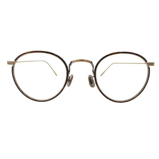 EYEVAN7285 アイヴァン7285 MODEL 717W 3010 アイウェア メガネ 眼鏡 ブラウン系 ゴールド系 46□24-145【中古】