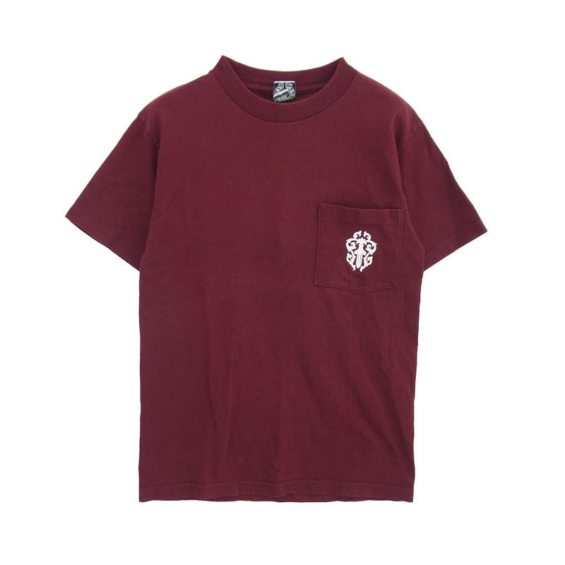 CHROME HEARTS クロムハーツ（原本無） OLD DAGGER S/S TEE オールド ダガー 半袖 Tシャツ ワインレッド系 S【中古】