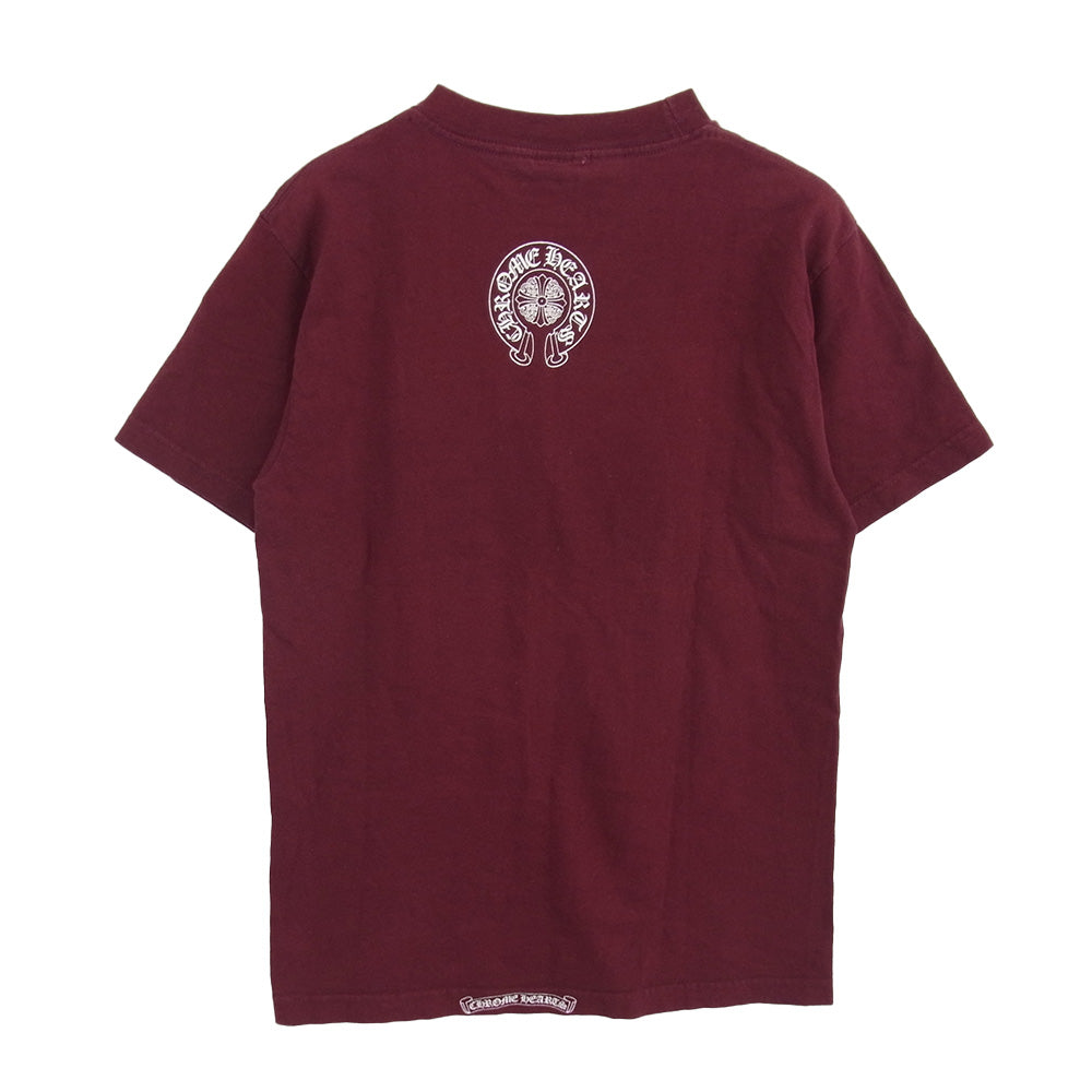 CHROME HEARTS クロムハーツ（原本無） OLD DAGGER S/S TEE オールド ダガー 半袖 Tシャツ ワインレッド系 S【中古】