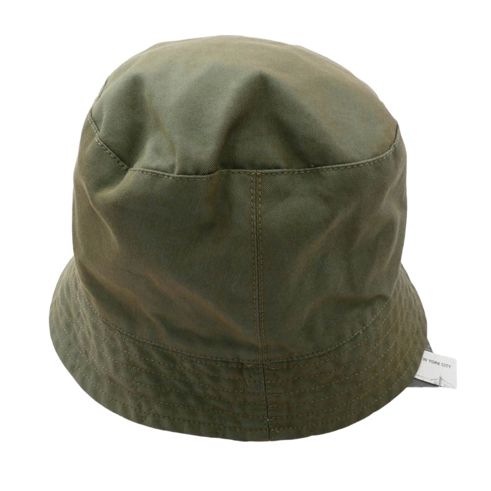 Engineered Garments エンジニアードガーメンツ 116311502251001 QT227 Bucket Hat-PC Iridescent Heavy Twill ヘビーツイル バケットハット カーキ系 L【中古】