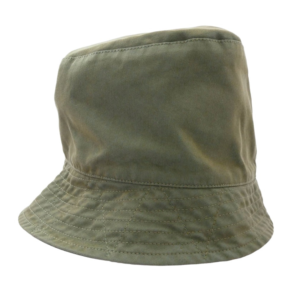 Engineered Garments エンジニアードガーメンツ 116311502251001 QT227 Bucket Hat-PC Iridescent Heavy Twill ヘビーツイル バケットハット カーキ系 L【中古】