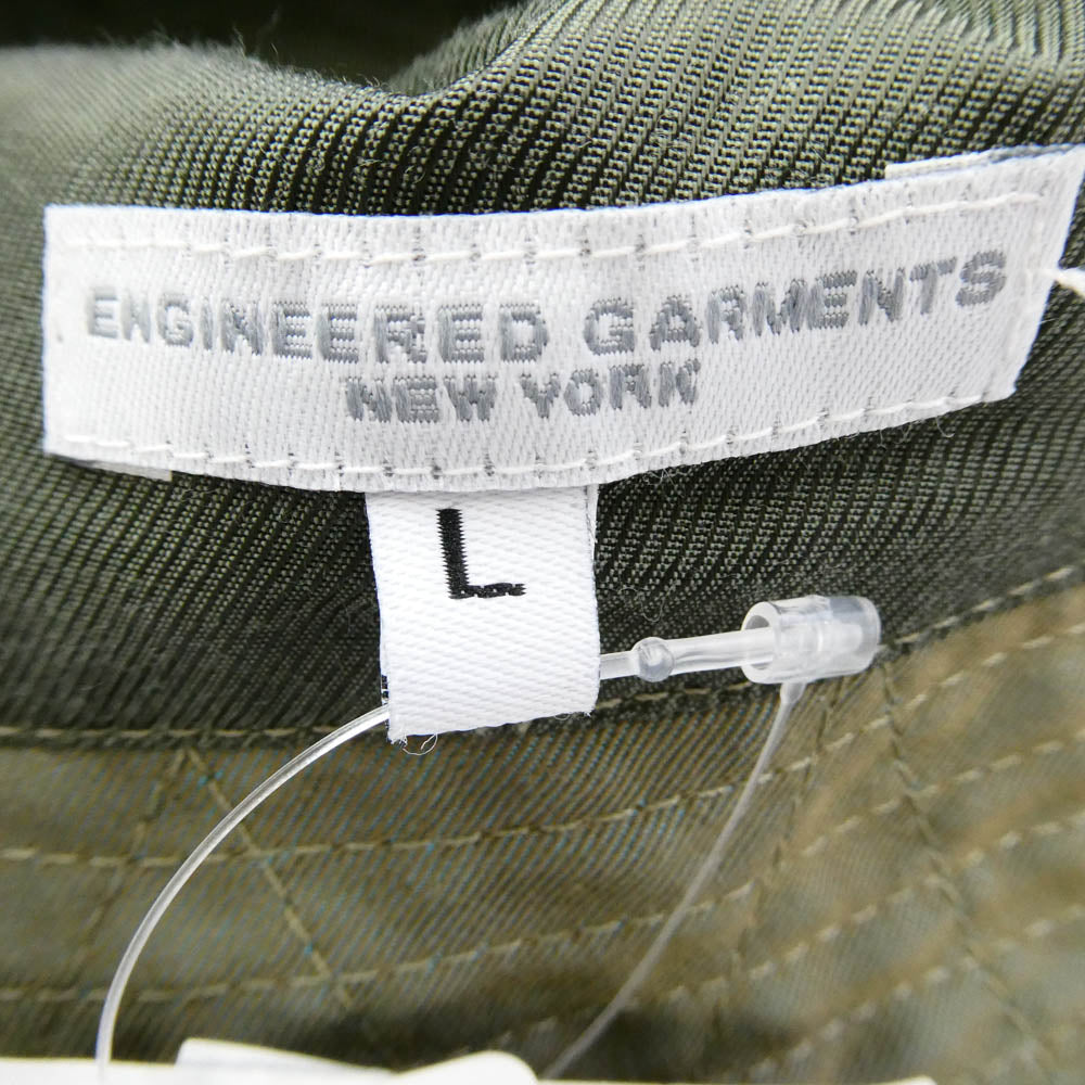 Engineered Garments エンジニアードガーメンツ 116311502251001 QT227 Bucket Hat-PC Iridescent Heavy Twill ヘビーツイル バケットハット カーキ系 L【中古】