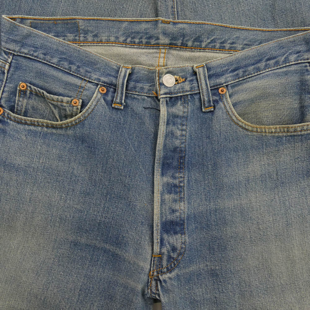 Levi's リーバイス 501 スモールe 66前期 ボタン裏刻印6 デニムパンツ ジーンズ インディゴブルー系 W-36 L-36【中古】