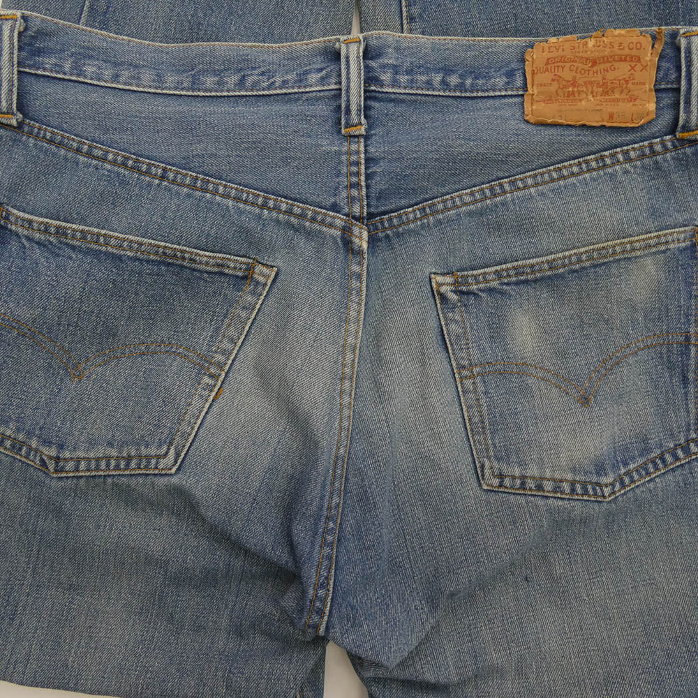 Levi's リーバイス 501 スモールe 66前期 ボタン裏刻印6 デニムパンツ ジーンズ インディゴブルー系 W-36 L-36【中古】