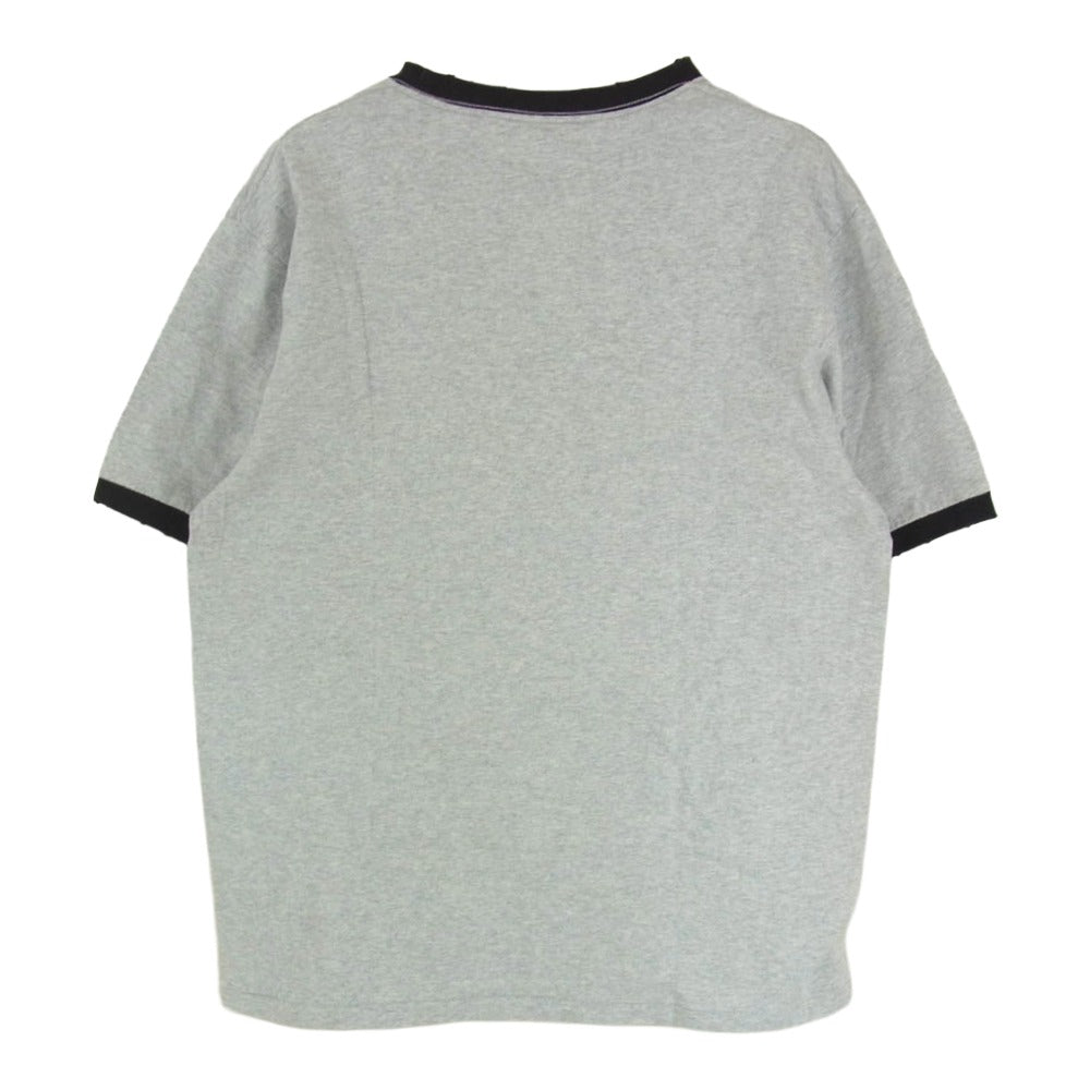 Champion チャンピオン C3-Z339 PORTLAND ポートランド プリント ショートスリーブ リンガー 半袖 Tシャツ グレー系 L【中古】