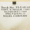 Nigel Cabourn ナイジェルケーボン 8050-00-21025 50s HENLEY NECK SHIRT ヘンリーネック 半袖 Tシャツ カットソー ベージュ系 48【中古】