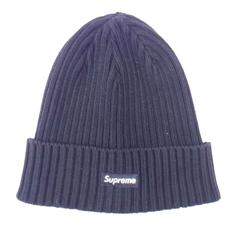 Supreme シュプリーム 24SS Overdyed Beanie ボックスロゴ ニット キャップ ビーニー ブラック系【中古】