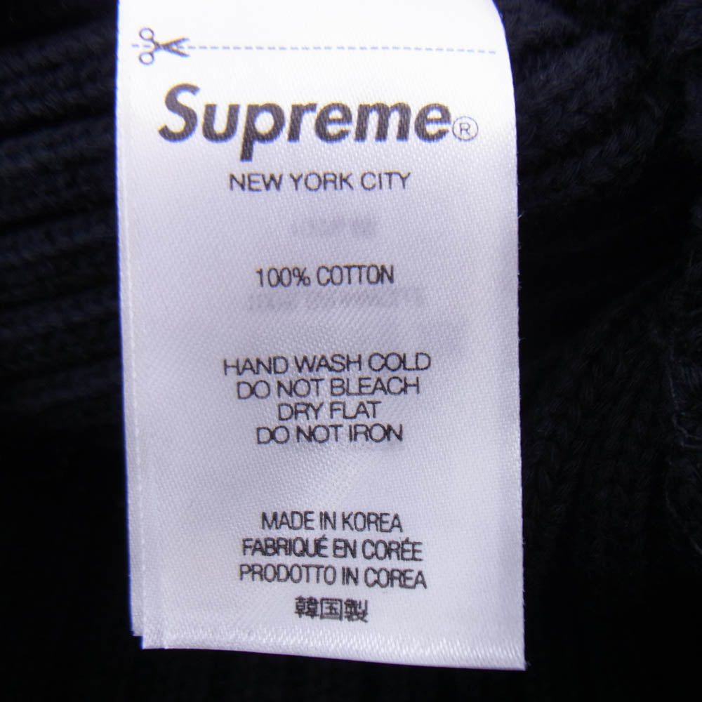 Supreme シュプリーム 24SS Overdyed Beanie ボックスロゴ ニット キャップ ビーニー ブラック系【中古】