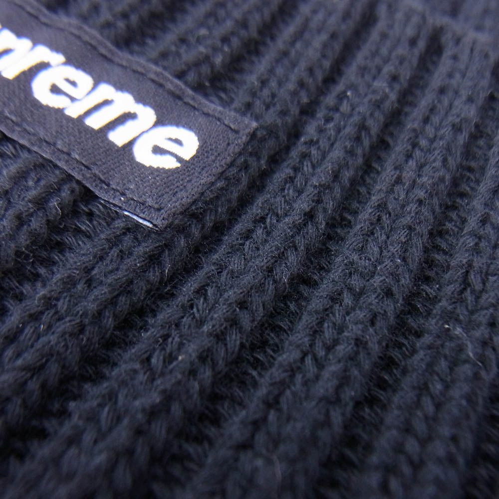 Supreme シュプリーム 24SS Overdyed Beanie ボックスロゴ ニット キャップ ビーニー ブラック系【中古】