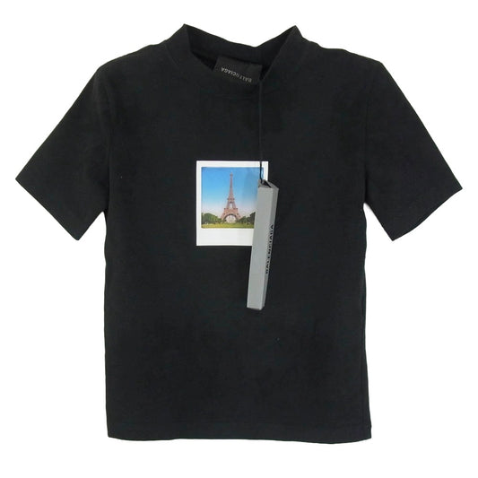BALENCIAGA バレンシアガ 23SS 745019 TOVC7 POLAROID PARIS BY DAY SHORT SLEEVE T-SHIRT 半袖 Tシャツ カットソー ブラック系 S【中古】