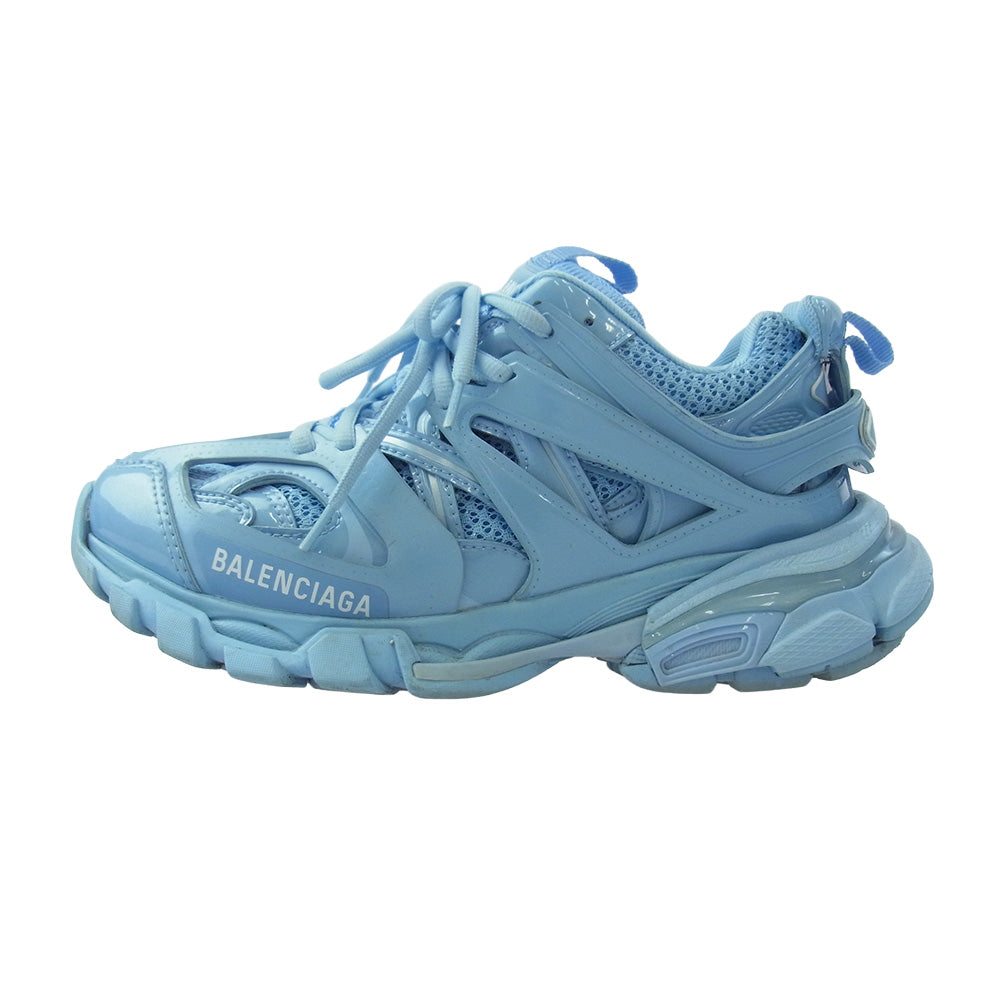 BALENCIAGA バレンシアガ 542436 track トラック トレーナー スニーカー ライトブルー系 36【中古】