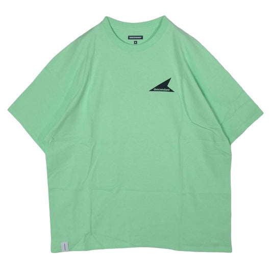 DESCENDANT ディセンダント 21SS 211ATDS-STM04S CETUS SS TEE ロゴプリント クルーネック 半袖 Tシャツ カットソー MINT 4【新古品】【未使用】【中古】